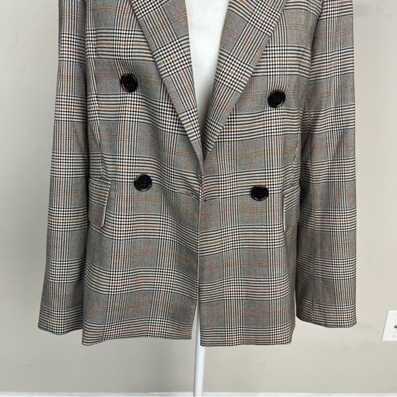 NWT A LOVES A PLAID DOUBLE BREASTED BLAZER SIZE MEDIUM - Picture 6 of 15